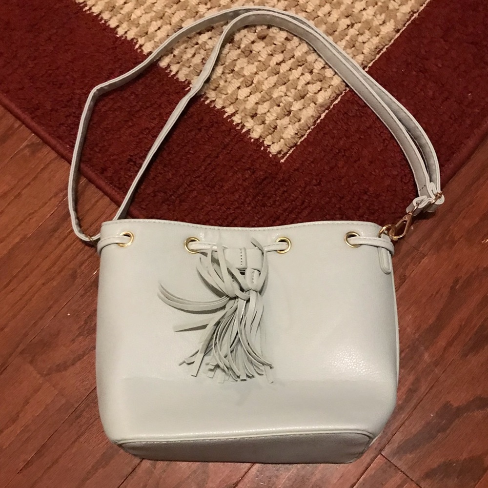Pale Blue Gray Handbag